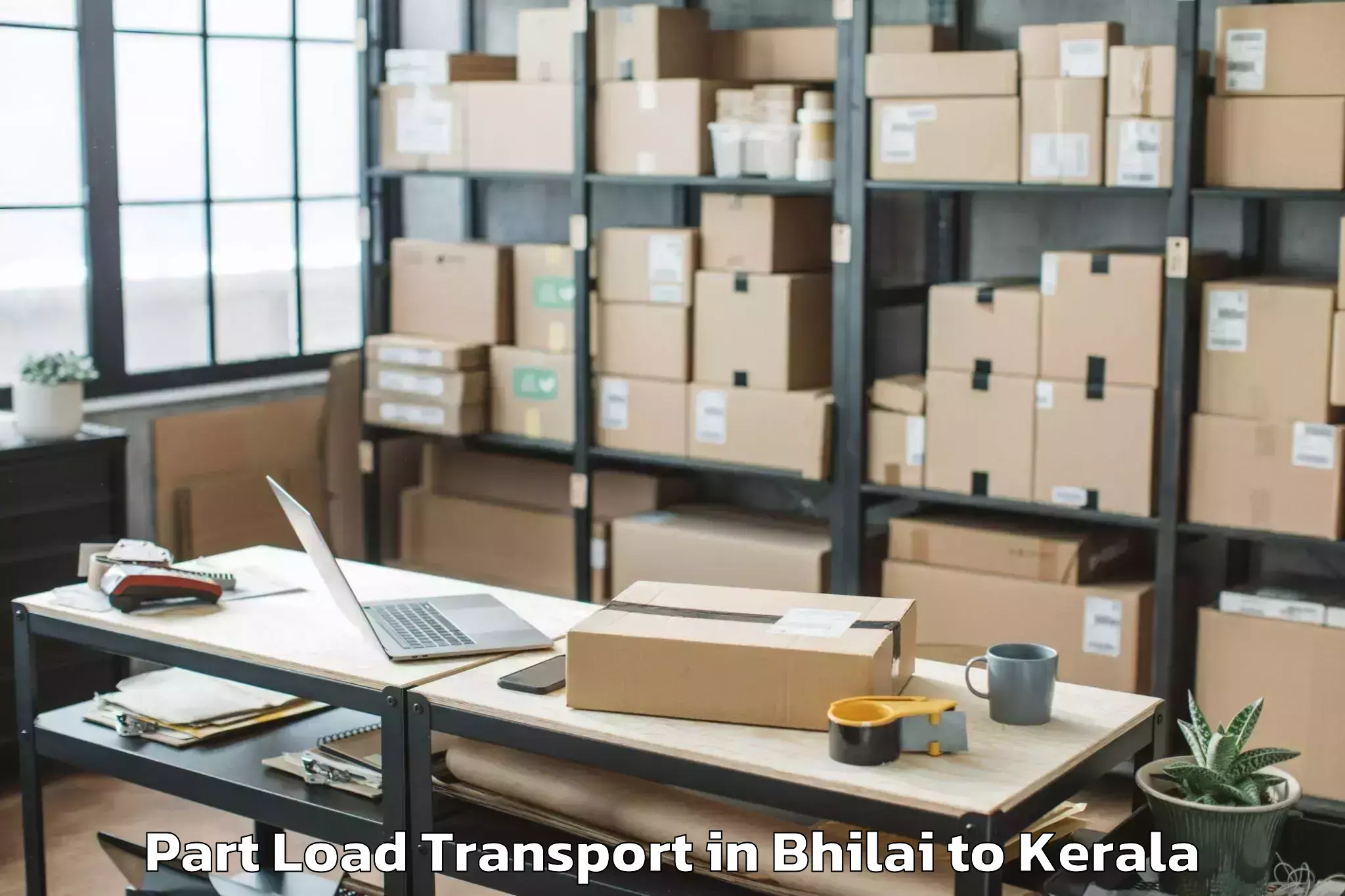 Book Bhilai to Devikulam Part Load Transport